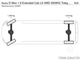 Isuzu D-Max 1.9 Extended Cab LS 4WD 3500KG Trekgewich...