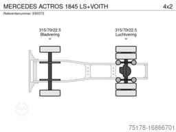 MERCEDES ACTROS 1845 LS+VOITH