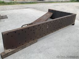 Equerres de bridage en fonte 4000 x 2000 x 575 mm
