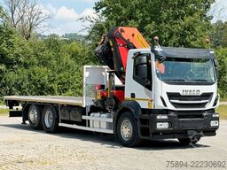 IVECO Stralis 460 PRITSCHE 6,65m +KRAN +FUNK