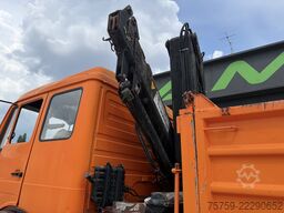 Mercedes-Benz SK1919 Kipper mit Kran HIAB Hidrocom 140