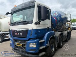 MAN TGS 37.360 Stetter 10m3, 8x4 Steel springs