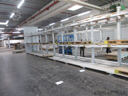 OHRA - Kragarmregal Langgutregal L 21m 15 Ständer IPB 120 + 60 Kragarme IPE100