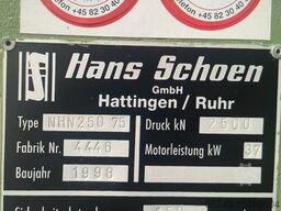 Hans Schoen NHN 250 75 (250 Ton)