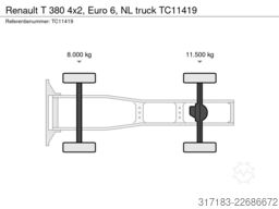 Renault T 380 4x2, Euro 6, NL truck
