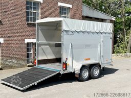 Vezeko VT 2000 | RAMPE-/TÜR-KOMBI 320X160X190CM VIEHANHÄNGER | RAMPENGUMMI | LÜFTUNG | BOXENSTANGE