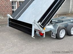 Humbaur HTK 3000.31 | STAHL 314X175X35CM 3000KG DREISEITENKIPPER