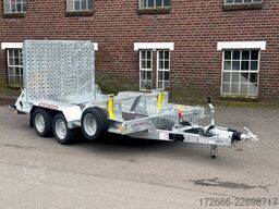 Brian James Trailers DIGGER PLANT 543-3217-35-2-12 | TRACSTRAP | SCHWERLASTRAMPE 320X170CM 3500KG BAUMASCHINENANHÄNGER