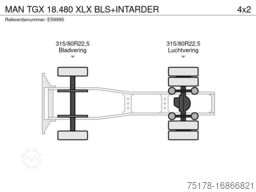 MAN TGX 18.480 XLX BLS+INTARDER