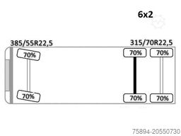 MERCEDES-BENZ ACTROS 264 * FASSI F 345.24 + FUNK + Anhänger