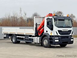IVECO Stralis 310 PRITSCHE 7,80m +KRAN +FUNK