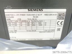 Siemens 1PH8081-1SV02-0NE1 - Z SN:YFH4622229504001 - ! -