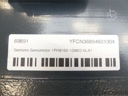 Siemens 1PH8105-1DM22-0LA1 Asynchronmotor SN: CN36854601004