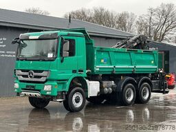 MERCEDES-BENZ Actros 3348 6x6 Kipper mit HIAB 1300RS 83