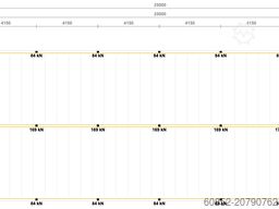 10x25m Lagerbühne , Belastung : 500kg/qm Unterkante: 3,0m , ca. 250qm Systembühne