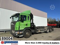Scania Scania G 480/6x2-4, Lenk-Liftachse,  Hiab Kran