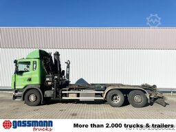 Scania Scania G 480/6x2-4, Lenk-Liftachse,  Hiab Kran