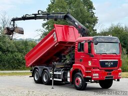 MAN TGS 33.400 * KIPPER 4,90 m + KRAN/FUNK * 6x4