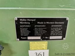 Hempel Typ SA Ablängsäge für Kanteln