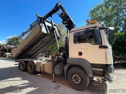 MAN TGS 26.440 6x4 BL Eu4 Rückmulde mit Kran Bj 2008
