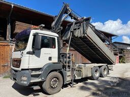 MAN TGS 26.440 6x4 BL Eu4 Rückmulde mit Kran Bj 2008