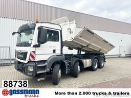 MAN TGS 35.460 8X4 BB, Meiller Bordmatik, Rollplane,