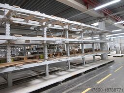 OHRA - Kragarmregal Langgutregal L 15m 10 Ständer IPB 120 + 40 Kragarme IPE100