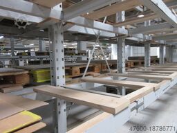 OHRA - Kragarmregal Langgutregal L 15m 10 Ständer IPB 120 + 40 Kragarme IPE100