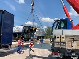 FABO Mobile Concrete Batching Plant 30 m3/h Mobile Concrete Batching Plant