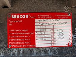 Wecon BDF trailer with box - Box: 8.30 - 2.50 - 2.97