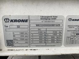 Krone SD  Tautliner / Boorden / Dhollandia Laadklep /...