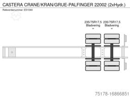 CASTERA CRANE/KRAN/GRUE-PALFINGER 22002 (2xHydr.)