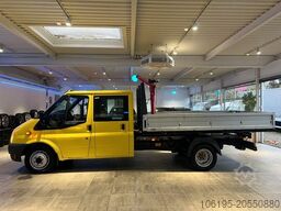 FORD Transit 2,4 D Maxi DoKa 3-Seiten Kipper*Kran*