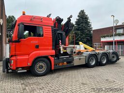 MAN 35.500 TGS Abroller mit Fassi F315RA.2.26 Kran