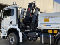 MAN 33.520 6X6 BL NEU BORDMATIK 3 SEITEN KIPPER HIAB X-352E HIPRO KRAN MIETKAUF MöGLICH