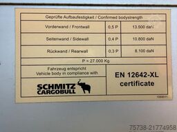 SCHMITZ CARGOBULL SCS24 Pritsche+Schiebeplane+Edscha/Lift-Achse