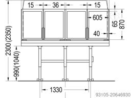 AHT / Carrier Miami 250 / Top - Freezer 250