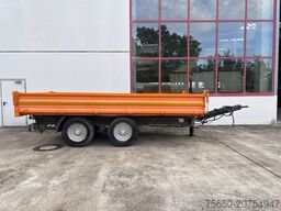 Obermaier 14 14,2 t Tandemkipper- Tieflader