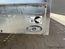 Martz GT PLUS 850/3 S 3,5T | ALUBODEN MITTIG | ALURAMPEN 853X215CM 3500KG AUTOTRAILER