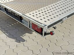 Martz GT PLUS 850/3 S 3,5T | ALUBODEN MITTIG | ALURAMPEN 853X215CM 3500KG AUTOTRAILER