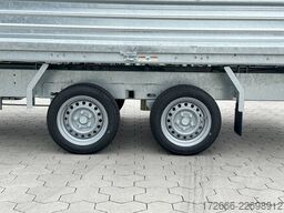 Humbaur HTK 3500.37 | PROSTEEL 362X185X40CM 3500KG DREISEITENKIPPER