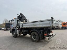 MERCEDES-BENZ Axor 1833 4x4 HAD Dreiseitenkipper mit MGK Kran