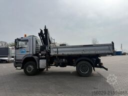 MERCEDES-BENZ Axor 1833 4x4 HAD Dreiseitenkipper mit MGK Kran