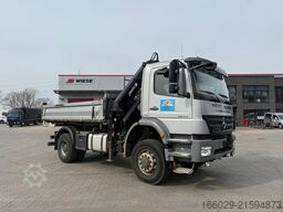 MERCEDES-BENZ Axor 1833 4x4 HAD Dreiseitenkipper mit MGK Kran