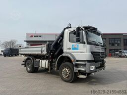 MERCEDES-BENZ Axor 1833 4x4 HAD Dreiseitenkipper mit MGK Kran
