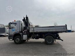 MERCEDES-BENZ Axor 1833 4x4 HAD Dreiseitenkipper mit MGK Kran