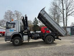 MERCEDES-BENZ Axor 1833 4x4 HAD Dreiseitenkipper mit MGK Kran