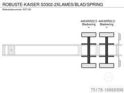 ROBUSTE-KAISER S3302-2XLAMES/BLAD/SPRING
