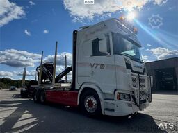 Scania S730 Timber truck without crane.