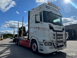 Scania S730 Timber truck without crane.